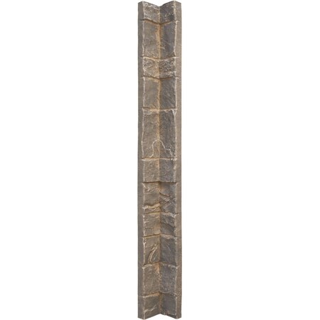 Ekena Millwork Universal Inside Corner for StoneWall Faux Stone Siding Panels PNUIC03X48CD